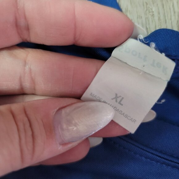 Dirty Hooker Fishing Gear Long Sleeve Shirt XL Blue Polyester - Picture 4 of 6